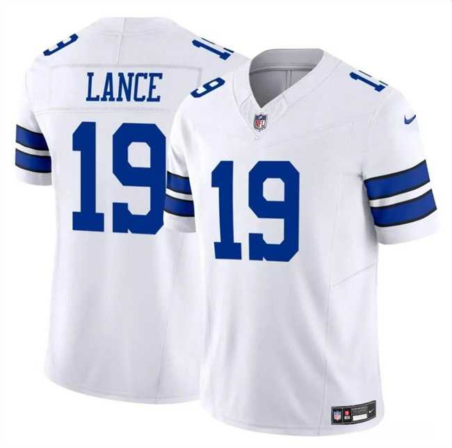 Men & Women & Youth Dallas Cowboys #19 Trey Lance White 2023 F.U.S.E Vapor Untouchable Limited Stitched Jersey,We sell and wholesale Men & Women & Youth Dallas Cowboys #19 Trey Lance White 2023 F.U.S.E Vapor Untouchable Limited Stitched Jersey on line form chian!